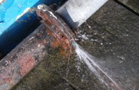 Crawlspace Flooding from Pipe Burst