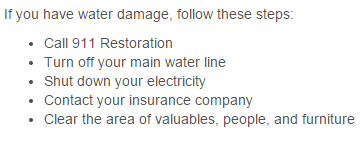 Water Damage Pleasant Grove