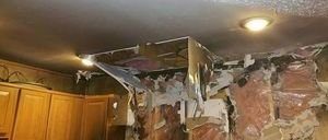 Mold Damage Restoration Of Ceiling